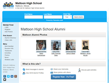 Tablet Screenshot of mattoonhighschool.org
